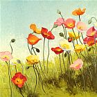 Shirley Novak Canvas Paintings - Meadow Suite I